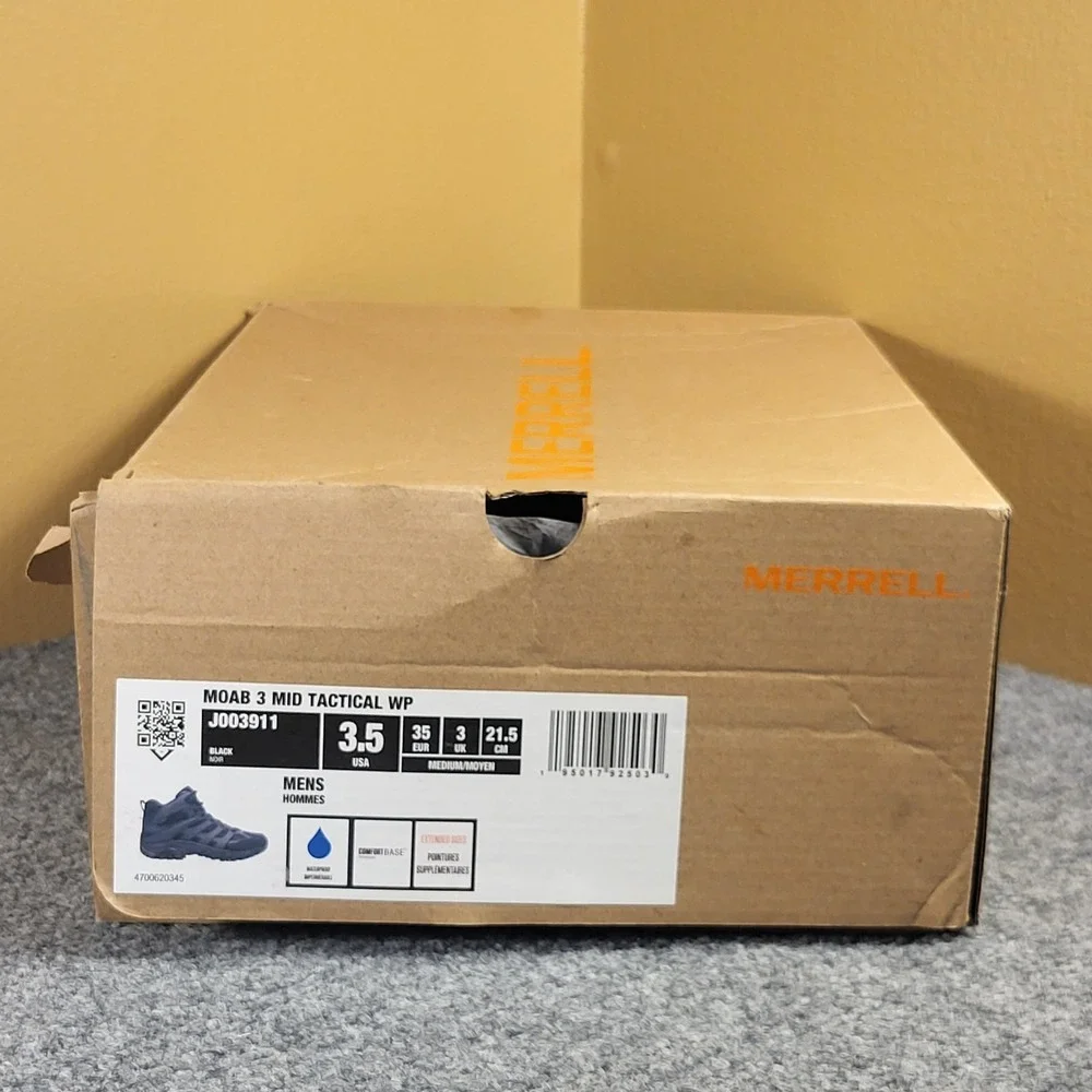 Merrell Men's Moab 3 Mid Tactical Waterproof Boots 